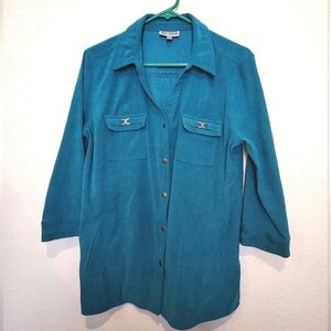 JM Collection Blue 💙 Button Down Shirt